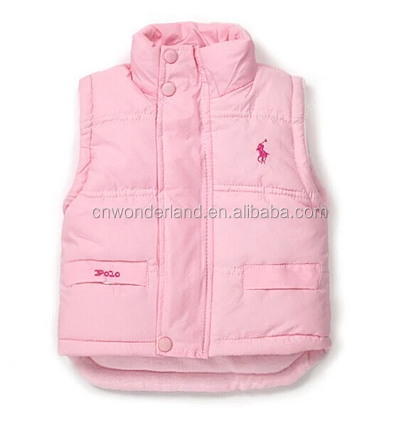 
the boy vest cotton-padded clothes coat polo vest 
