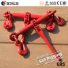 High Quality Steel Forged Red Printed G80 US Type Ratchet Load Binder with Hook