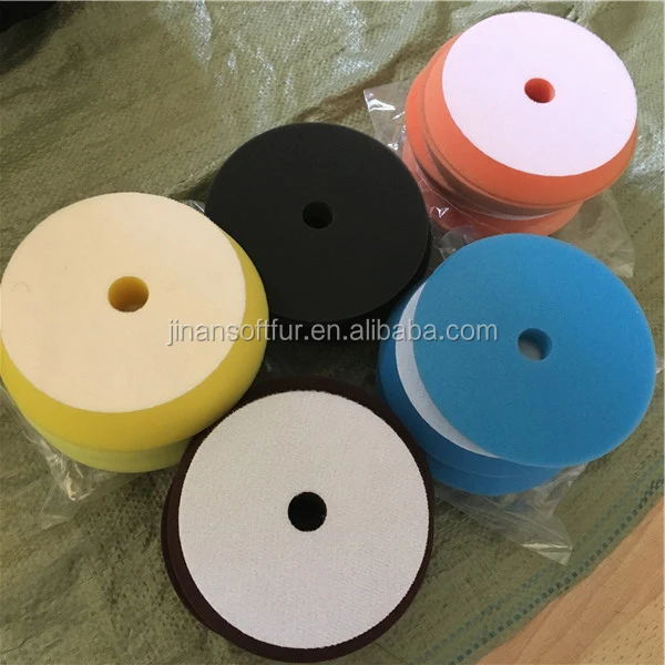 5inch Red Car Buffing Sponge Polishing Buffer Pad