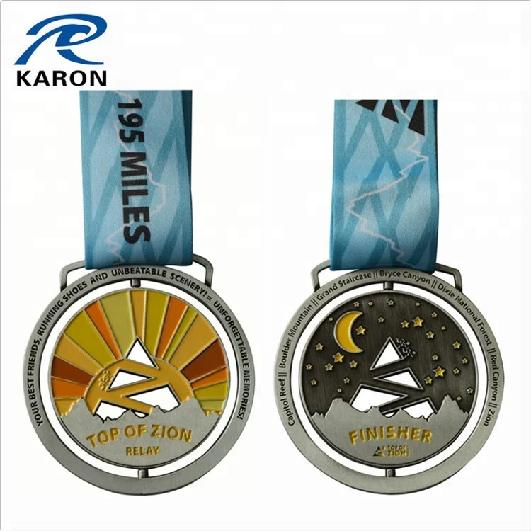 cheap bulk personalized revolve medal for wholesale