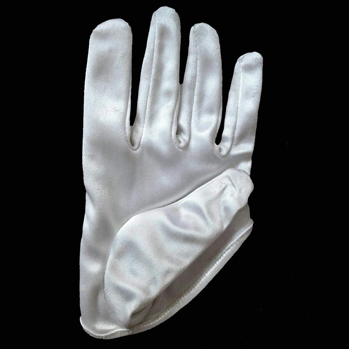 
Bridal Accessories Wholesale Half-palm Finger Gloves Show the Finger Sleeves of Spandex Elastic Satin Clothing for Stage Use 
