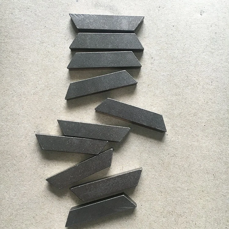 Good cutting performance diamond tips gang saw segment for marble cutting
