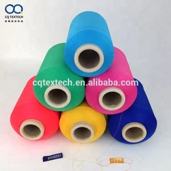 CQ ECO circle recycled polyester 100D dyed yarn with TC GRS certificate