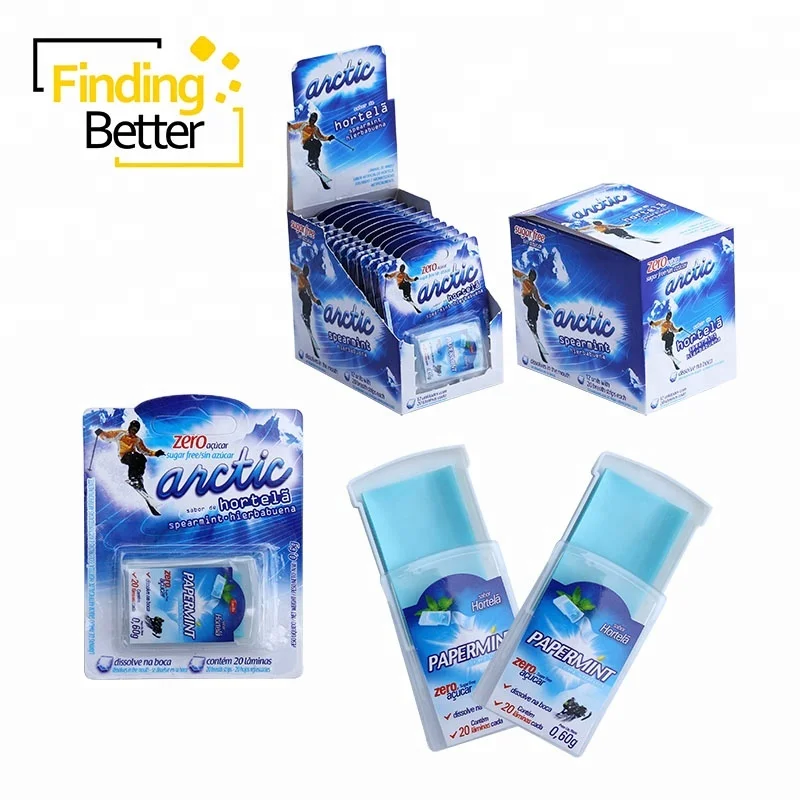 Hot Sale in the United States Fresh Breath Mint Strips Spearmint Breath Paper Mint Candy Strips