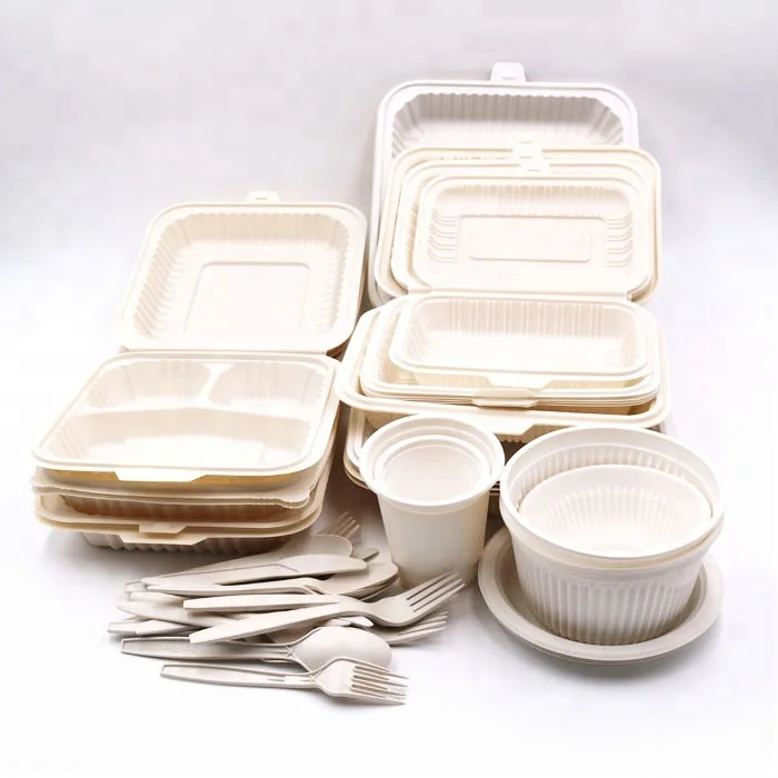 3 compartment disposable food container