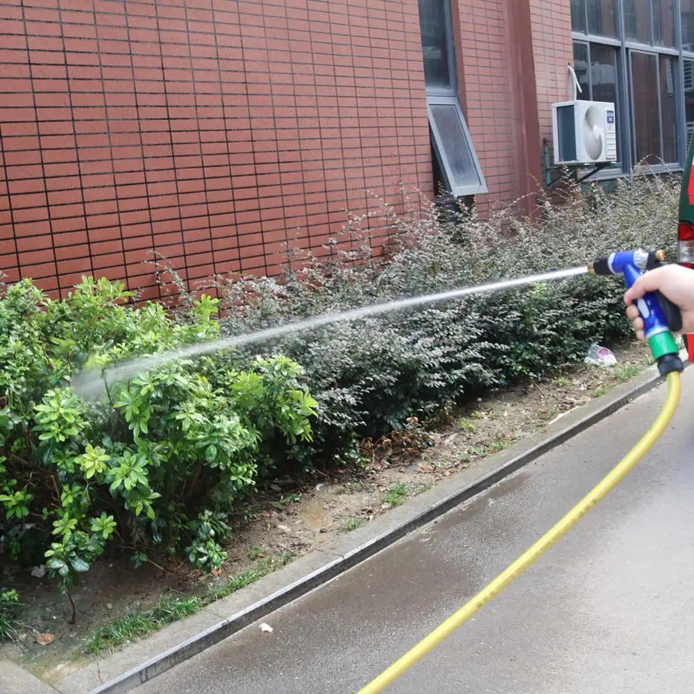 2 Patterns Car Washing Sprayer Gun Garden Hose Nozzle Adjustable Garden Water Gun