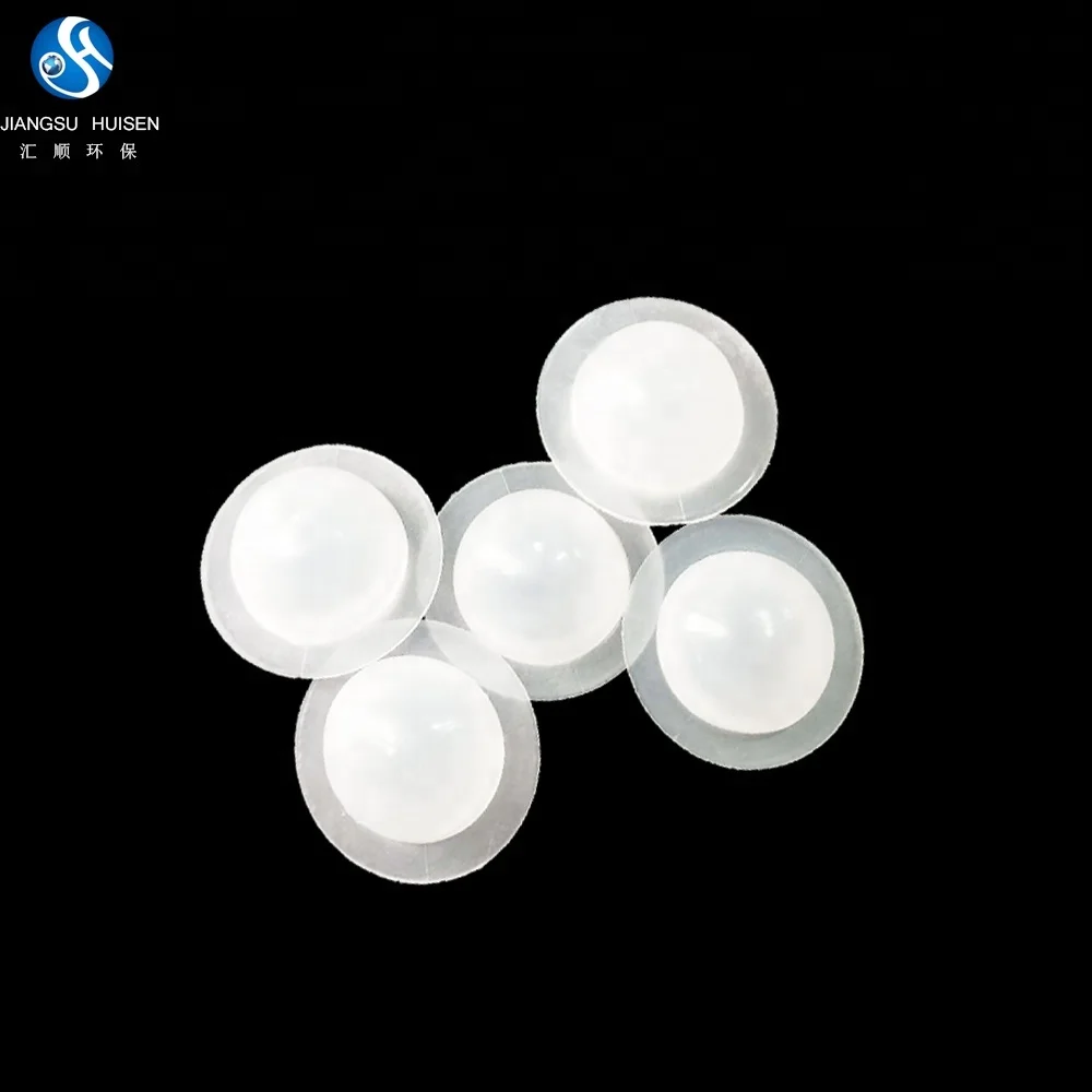 High quality water surface covering ball hollow bio floating plastic ball with edge