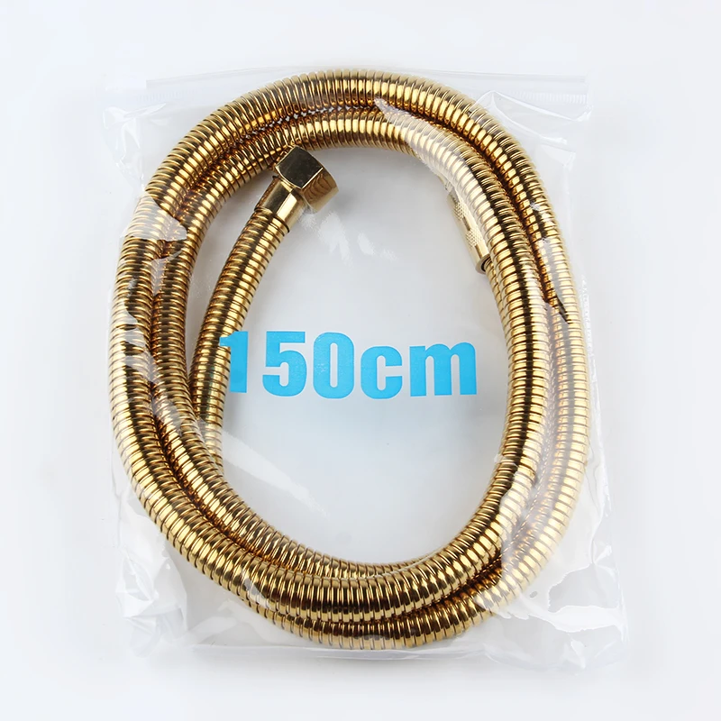 Yuyao high quality Stainless Steel Gold Hand Shower Head Hose