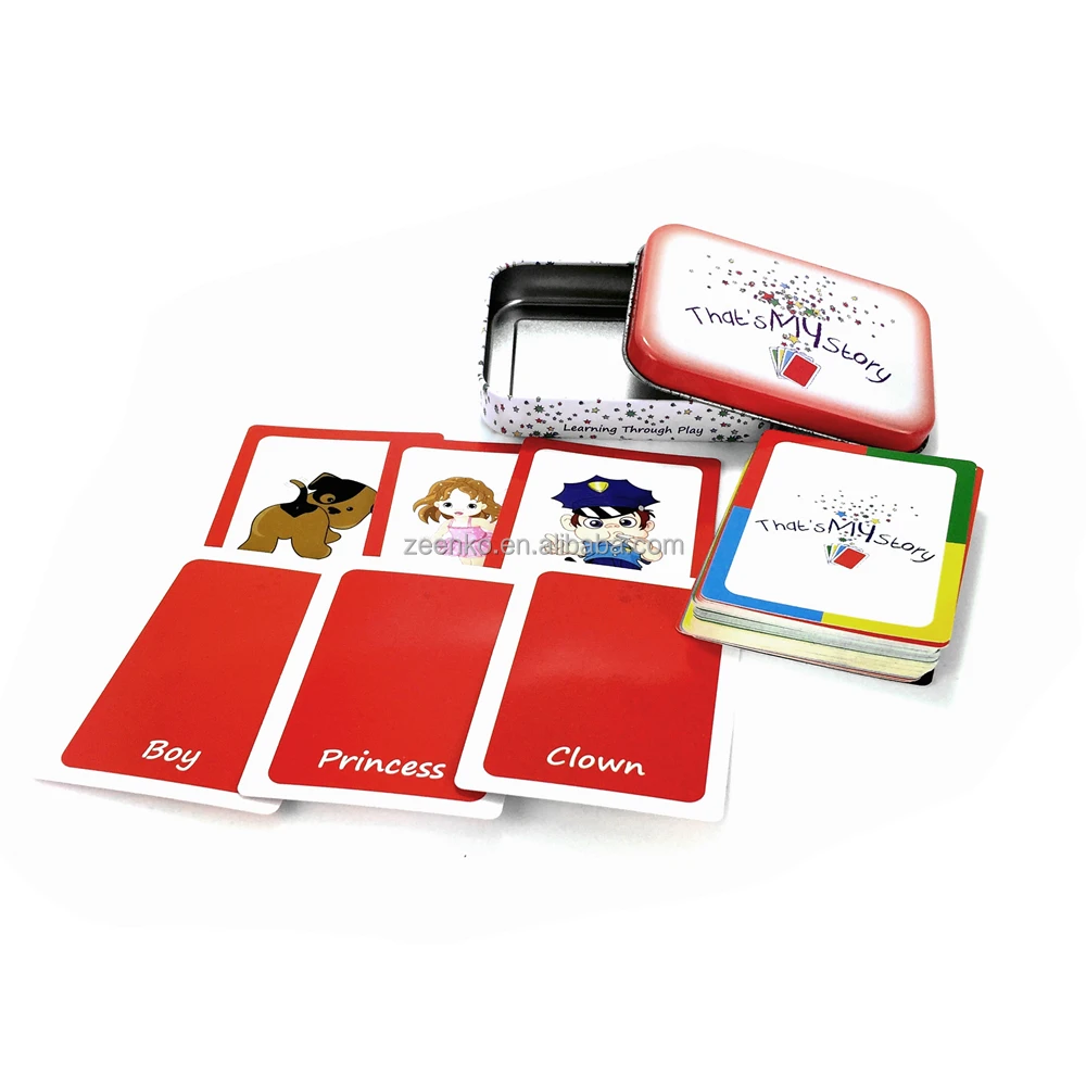 Tin box chinese bridge card game playing card