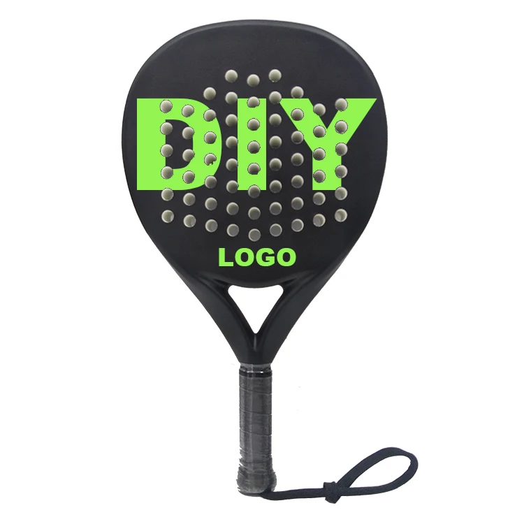 
Custom Carbon Cheap Fiber padel Ball Pickleball Tennis Paddle Racket 
