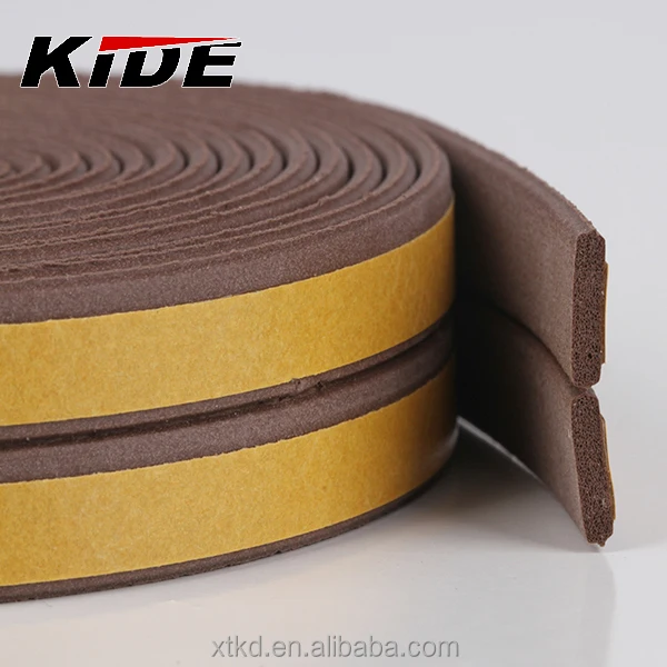 high quality epdm rubber self-adhesive door weatherstrip