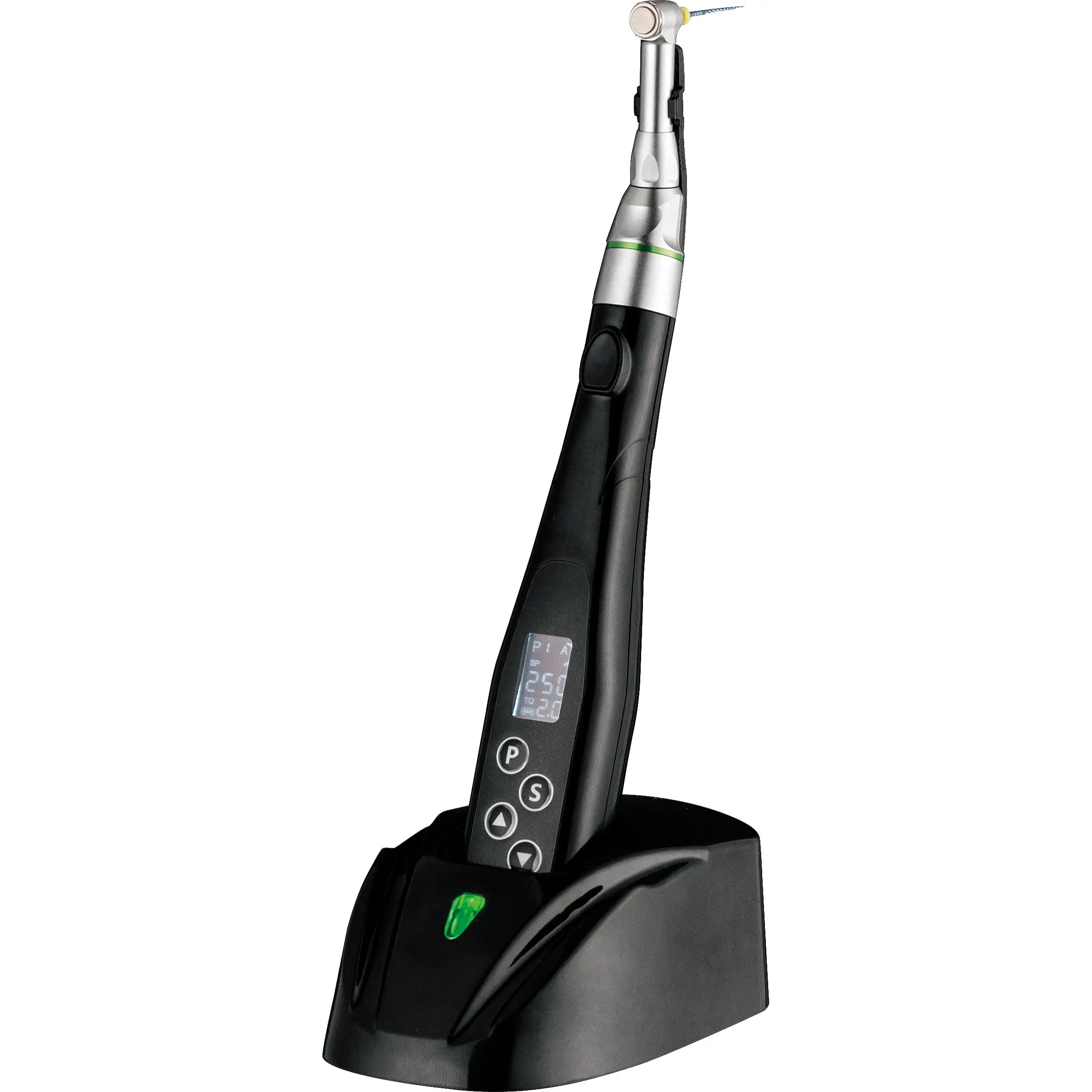 Wireless Endontic Treatment Cordless Dental Endomotor with LED Light Root Canal Treatment 16:1 Contra Angle Handpiece