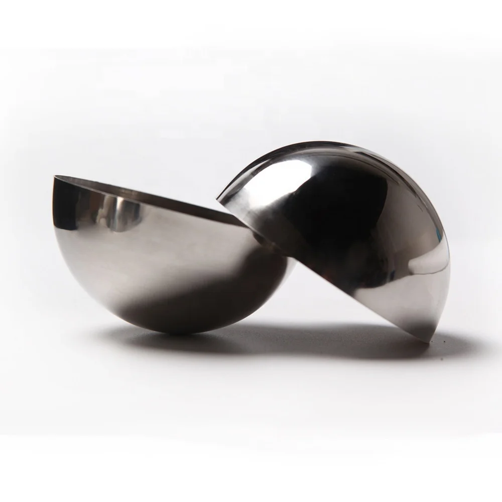 Polished hollow hemisphere ball stainless steel half bowl 50mm 60mm 70mm 80mm 90mm