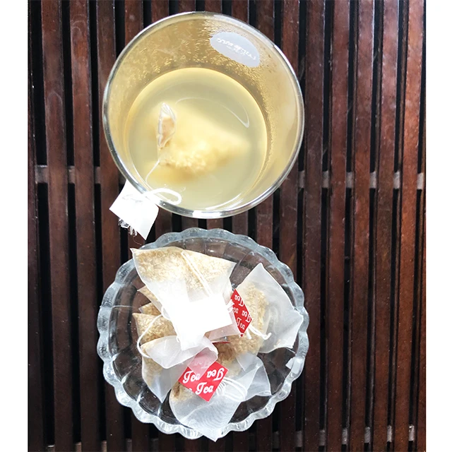 Chinese factory direct supplied pure ginger tea in triangle bag/pyramid tea bag.