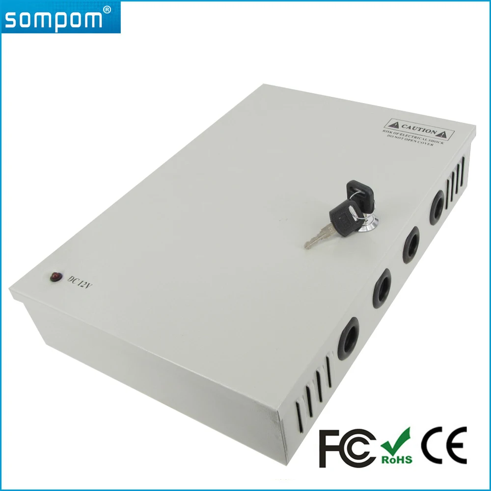 
Sompom CCTV Power Supply 12V 30A 360W CCTV 18CH Power Box 