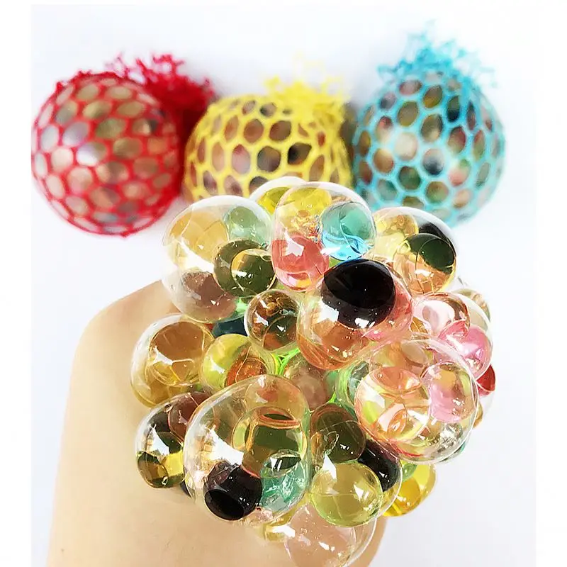 Novelty Toy Squeeze Stress Ball Grape Venting Ball