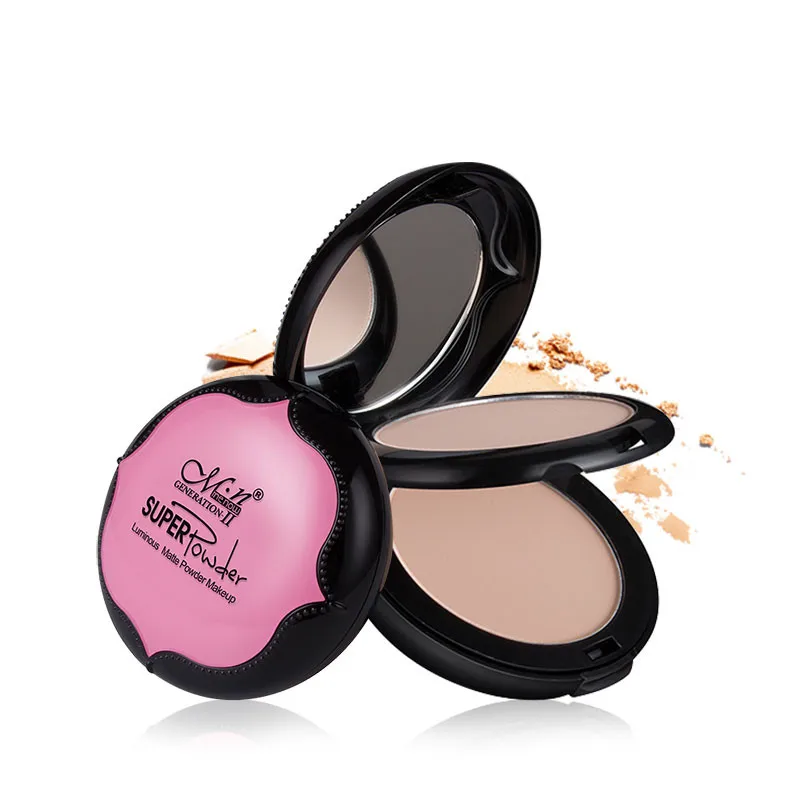 
Double Layer Compact Powder Makeup Professional Beauty Concealer pressed powder Light Cosmetic Drop ship whole sale F612 