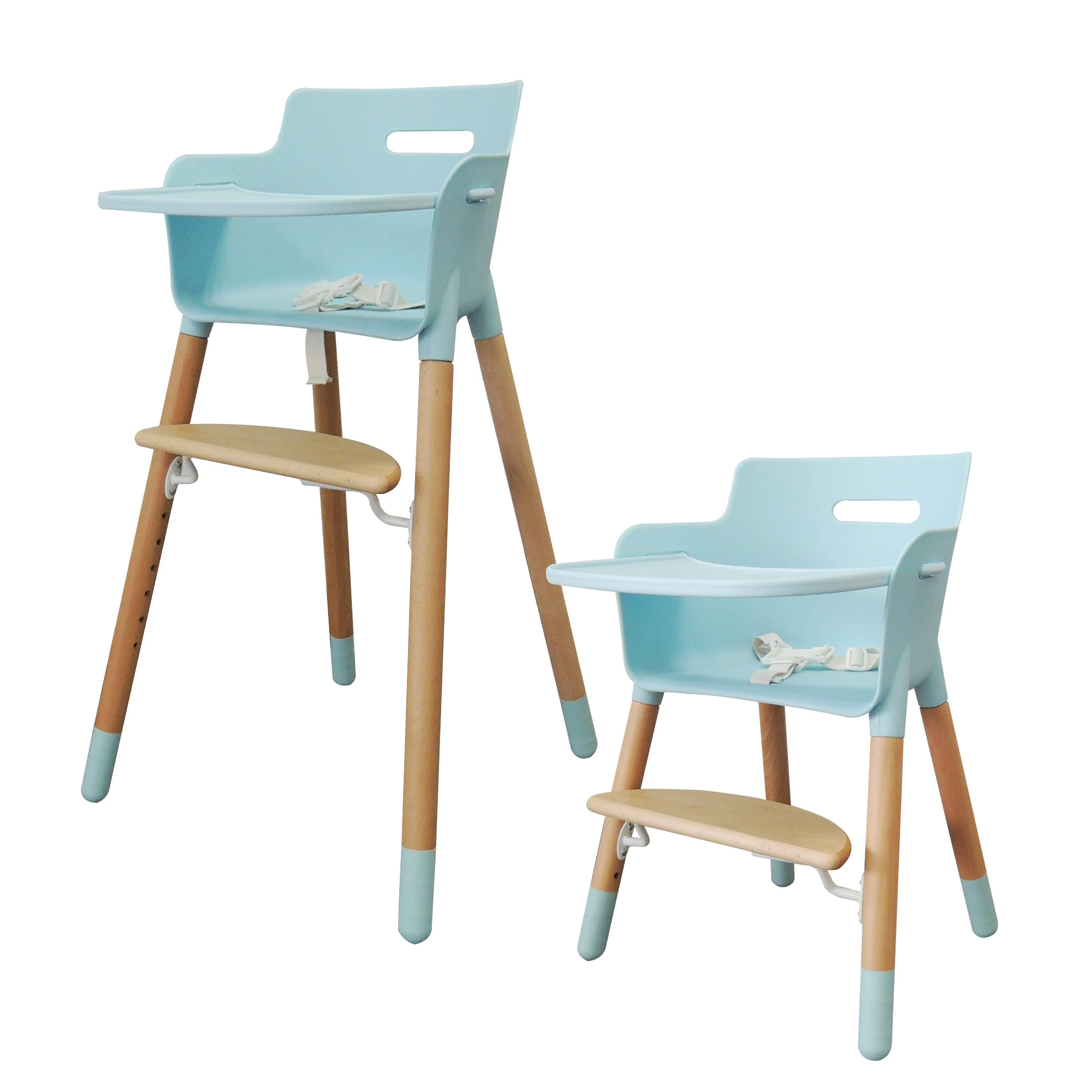 Hot selling portable plastic kids child baby food eat feeding high dining chair for restaurant