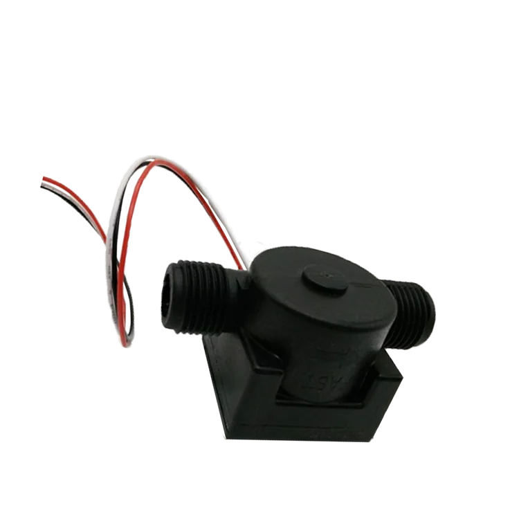 1~30 L/Min flow range magnetic plastic hall effect water flow sensor