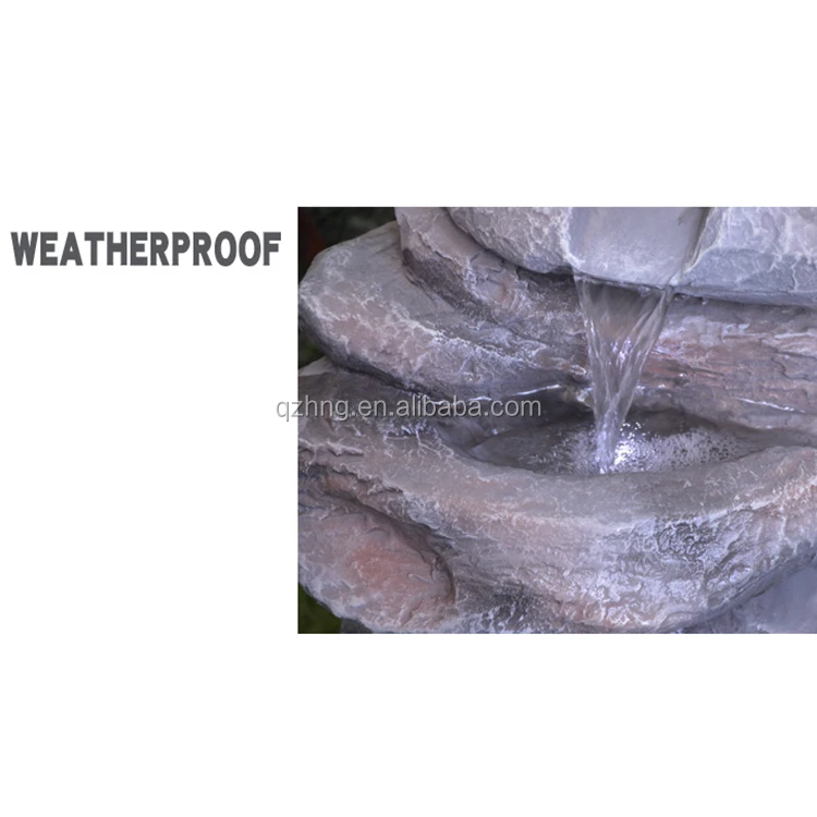 Outdoor modern fountain Nature Design Large Artificial Rock Water Fountain Stone Garden Products