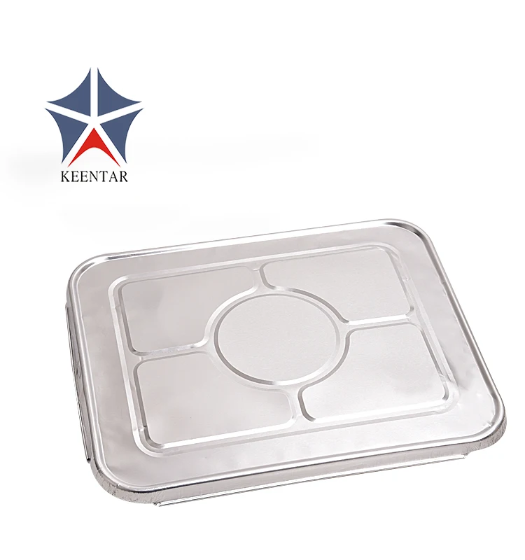 3500ml Disposable Take Away Aluminum Foil Fast Food Container With Lid