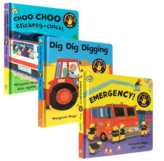 
white cardboard with colorful printing English cartooon story books 