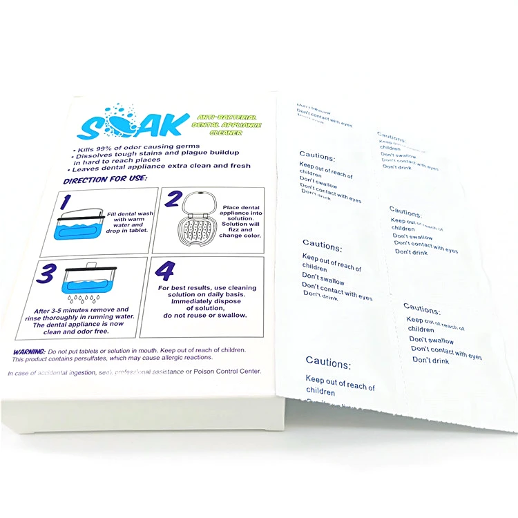 Новинка 2021, выгодная цена, оптовая продажа, таблетки для чистки зубных протезов