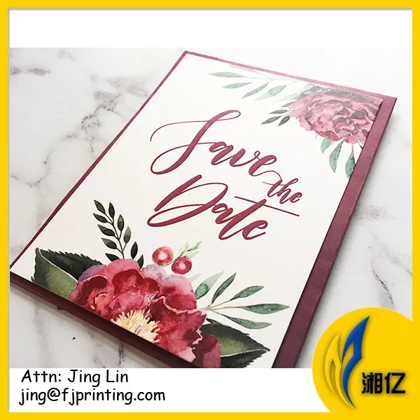 
Custom design Wedding Birthday Christmas Greeting Card Printing 