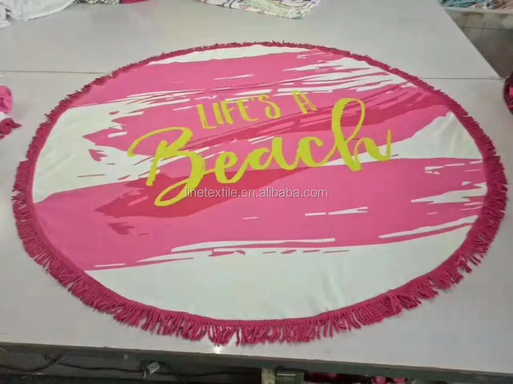 Round Towel Donut Round Beach Towel 100% Cotton Roundie Circle Beach Blanket Gigantic Terry Round Towel