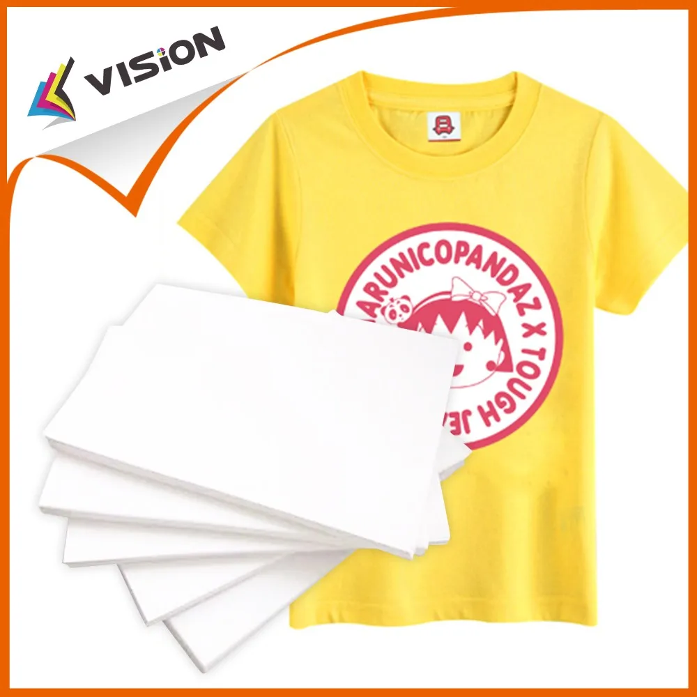 Сублимации черная футболка бумага передачи для