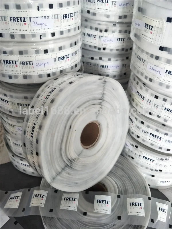  2021 popular Dongguan Factory Manufacture Roll Heat Transfer Clothing Label Custom heat transfer labels for clothing