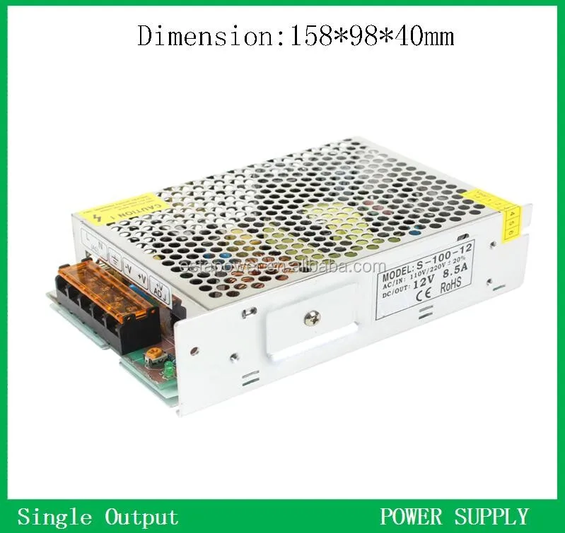 S-75-12 switching power supply 12V6.3A 12V80W 12V6.5A power LED monitoring