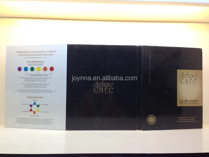 OEM 3 Folds any art work printing hair color swatch book