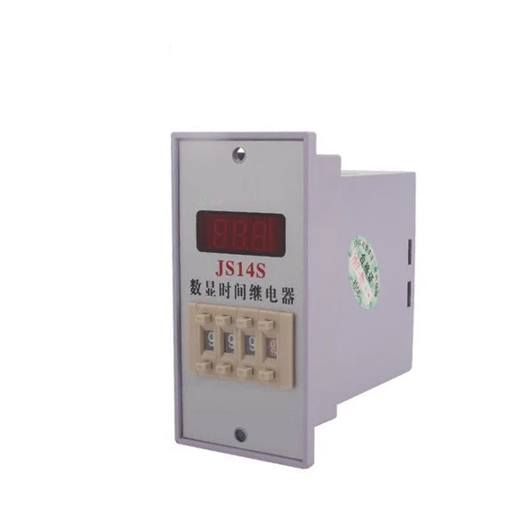 JS14S AC 220V 0.01S-999H 11-Pin Adjustable Time Digital Delay Switch Electronic Timer Relay