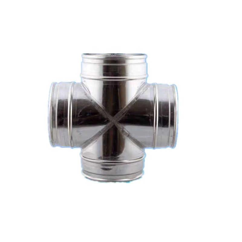 duct fitting Galvanized sheet Y branch Tee 3 way air duct fittings