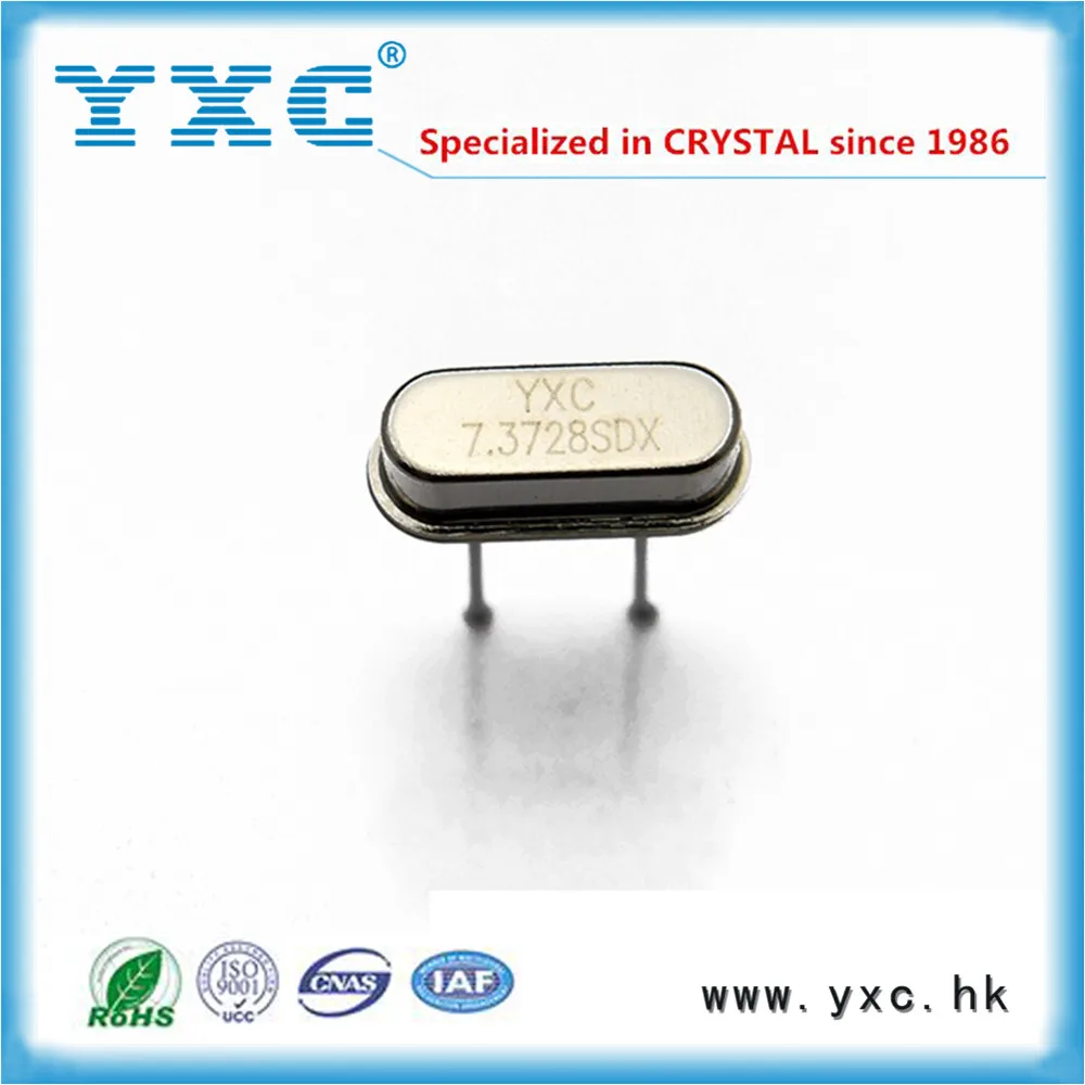 7.3728 МГц 20pF кварцевый резонаторы HC49US 7.3728 МГц 2 P 20ppm генератор HC49S DIP HC49US Пакет