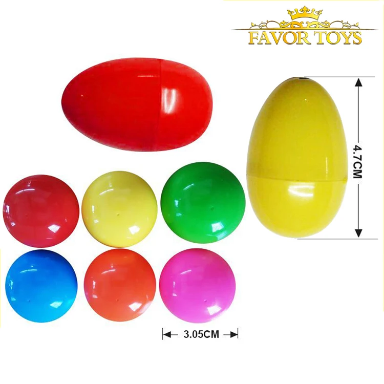 Wholesale plastic surprise egg toy for candy and different toys