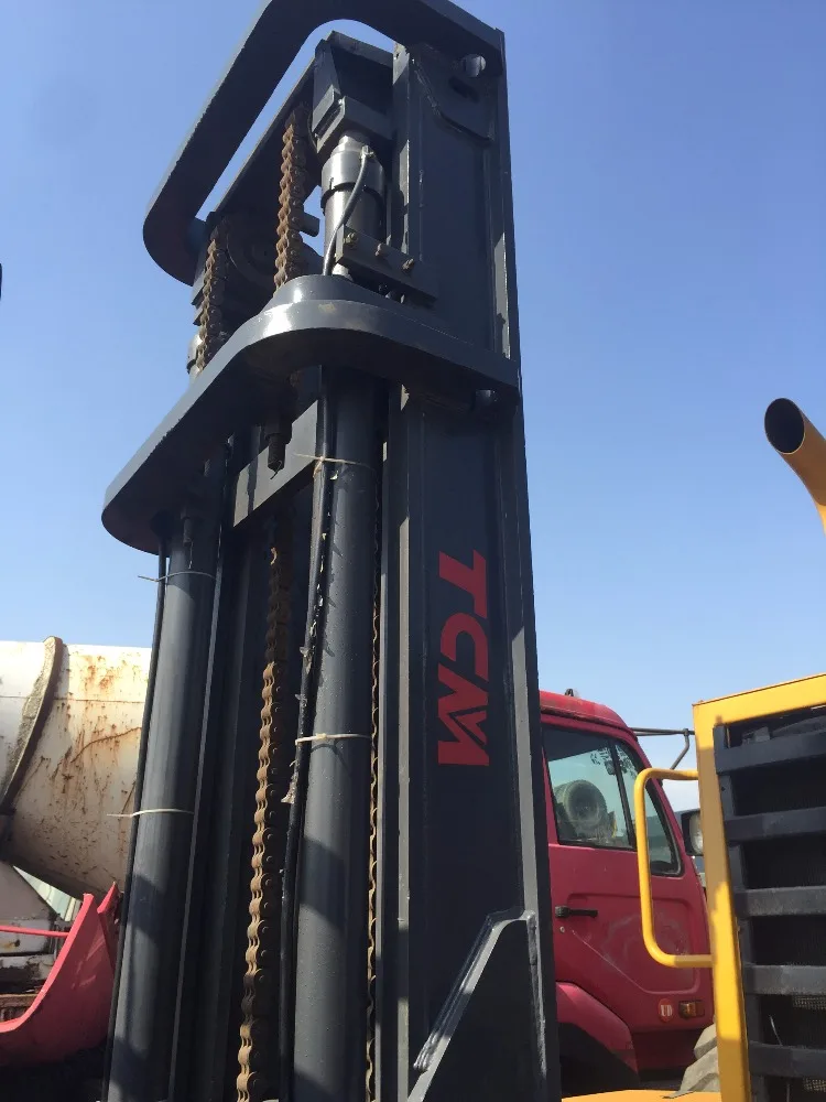 good condition used forklift TCM FD100 10 ton Japan original for sale at low price