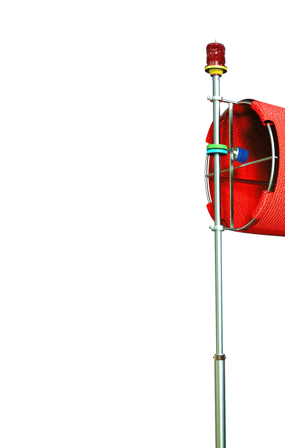 Красный вертолет, белые и оранжевые ветрозащитные носки для аэропорта, поставщики/Icao, подсвеченные ветрозащитные носки, ветрозащитные носки для аэропорта с препятствиями