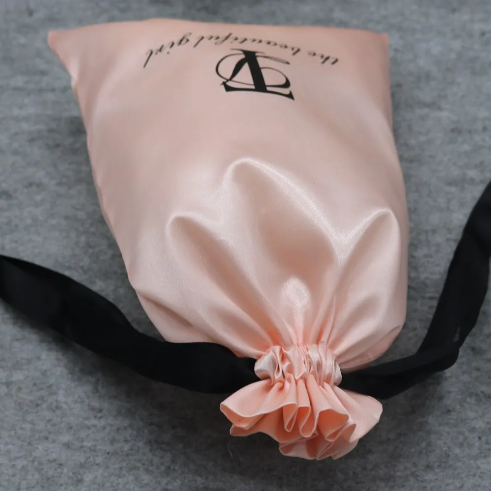 Hot Selling Colorful Satin Dust Bag Shoe Cosmetic Bags Drawstring Pouch