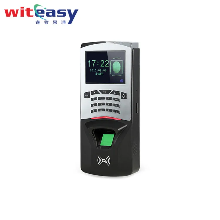 Высокий уровень безопасности rs485 отпечатков пальцев контроля доступа машины цена с функцией будильника