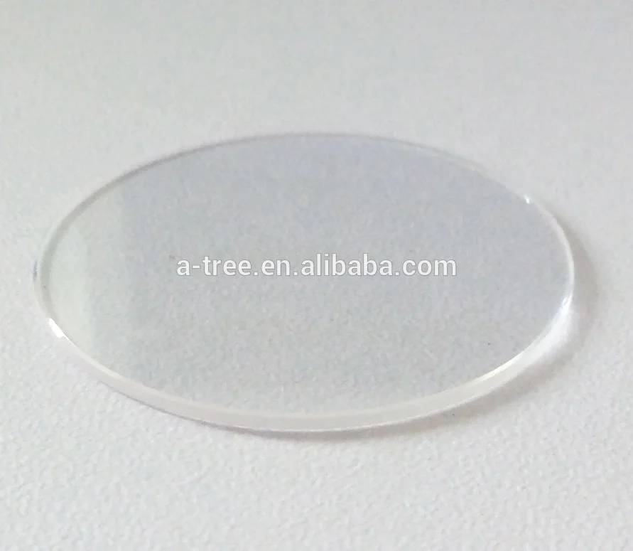 Flat Sapphire Crystal Glass For Bamboo Wristwatches