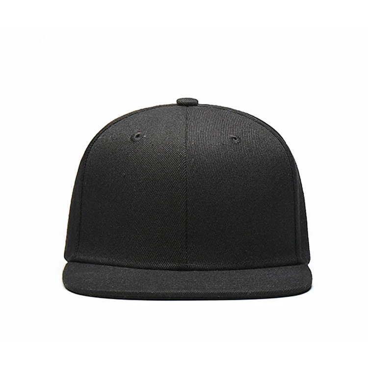 Wholesale High Quality Custom Logo Hip Hop 6 Panel Blank Snapback Hats