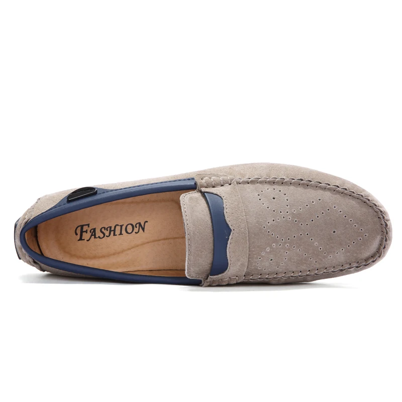 Men Soft suede moccasin Driving Loafers leather moccasin shoe comfort casual shoe