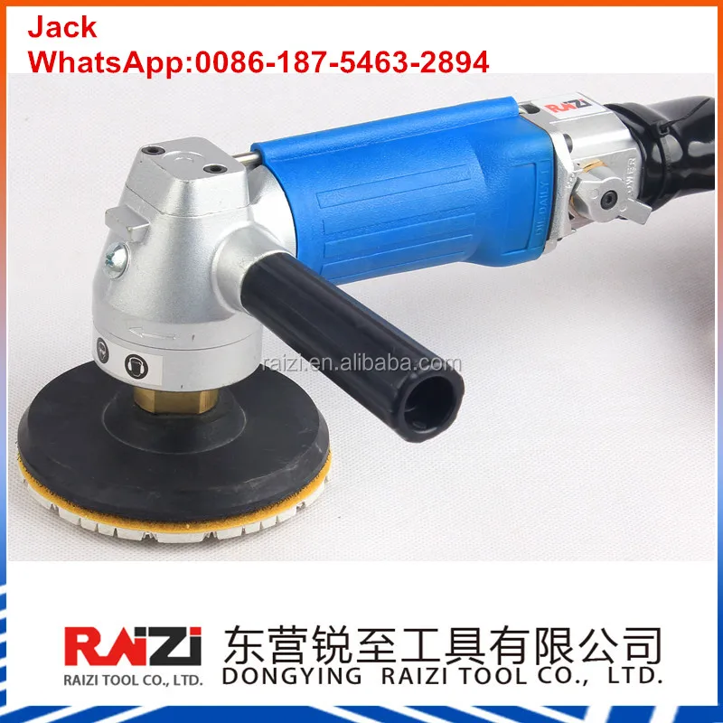Raizi Best Seller 5500RPM Pneumatic Wet Air Stone Polisher for Marble Granite