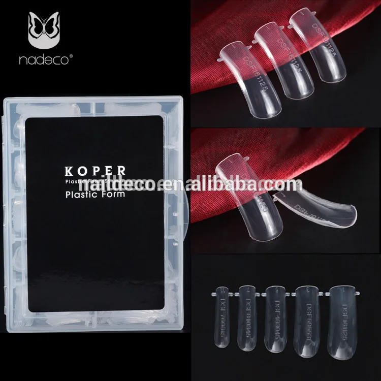 Reusable nail forms fashion design dual form system Good Quality Acrylic Nails Extension 360pcs