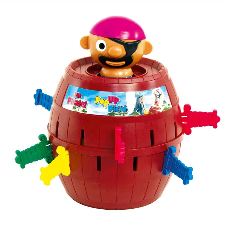 Лидер продаж на Amazon, Семейная Игра, выдвижная Пиратская Классическая Детская настольная игра, Настольная интеллектуальная игра для детей