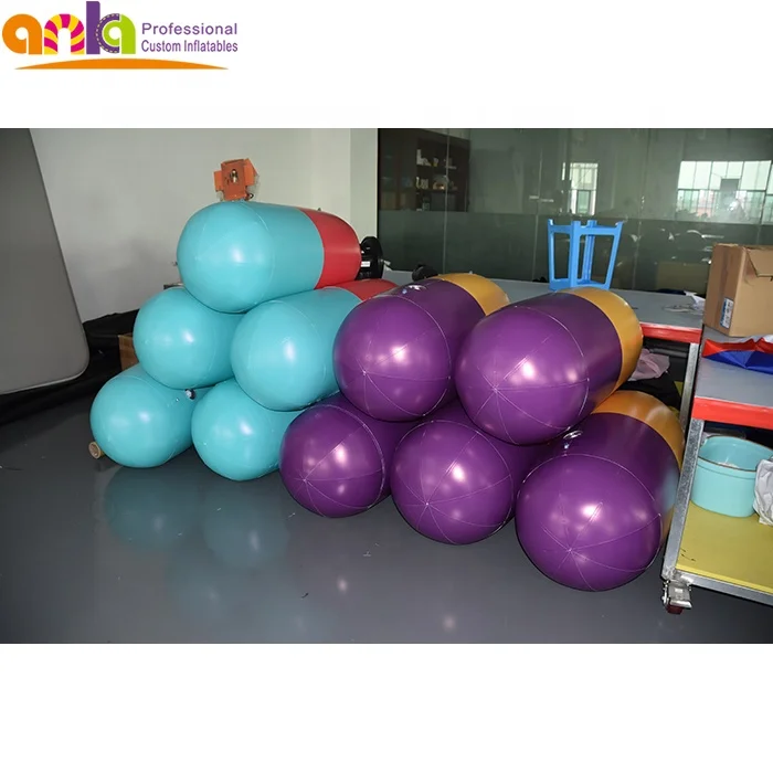 Giant inflatable capsules model/customized inflatable pills toy for advertising promotion