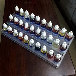 DIY 30ml e cigarette liquid display rack best selling