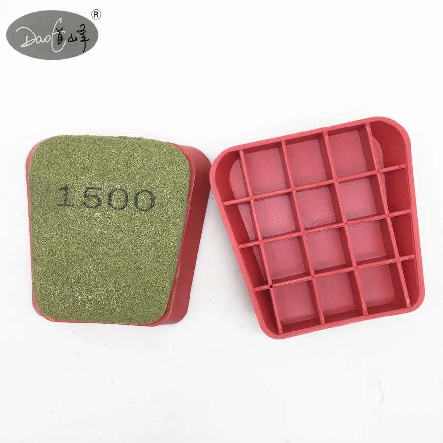 Daofeng Frankfurt Customized Size Abrasive Diamond Tools Sponge Polishing Blocks Marble Line OEM Supported Stone Cutting